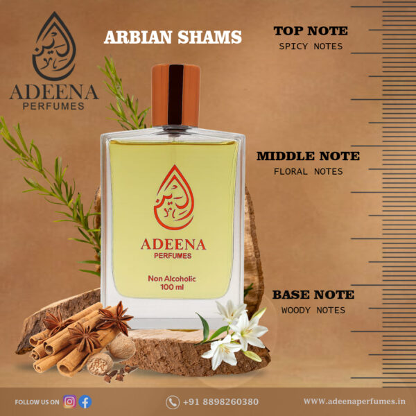 Arbian Shams Eau De Parfum 100ml